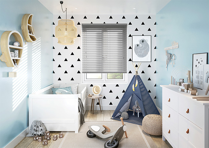 Ecowood, Chic Grey Fine Grain - Motorised Venetian Blind - Image 6